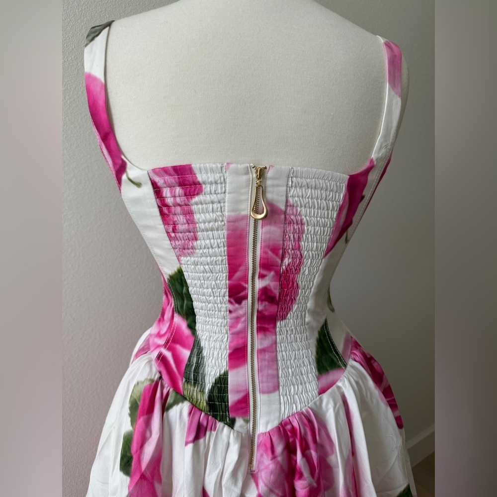 Aje Alani Gown Soft Rose Light Floral US 2 - Picture 13 of 15